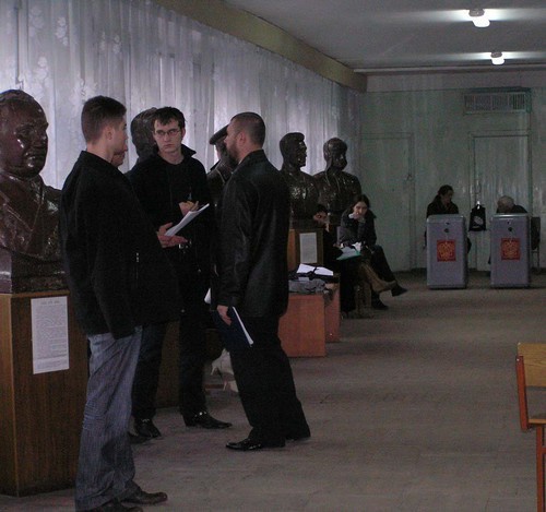 Выборы на участке №1696 в Ростове-на-Дону. Фото автора.