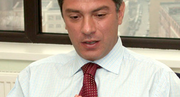 Борис Немцов. Фото с сайта www.nemtsov.ru