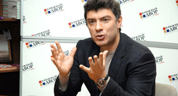 Борис Немцов. Фото с сайта http://nemtsov.ru