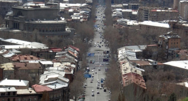 Армения, Ереван, Проспект им. Маштоца. Фото с сайта http://acher.ru
