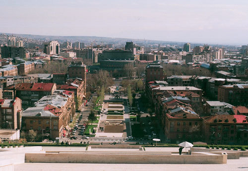 Ереван, Армения. Вид с Каскада. Фото "Кавказского Узла"