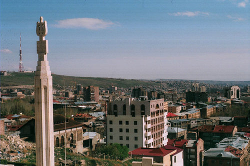 Ереван, вид с Каскада. Фото "Кавказского Узла"