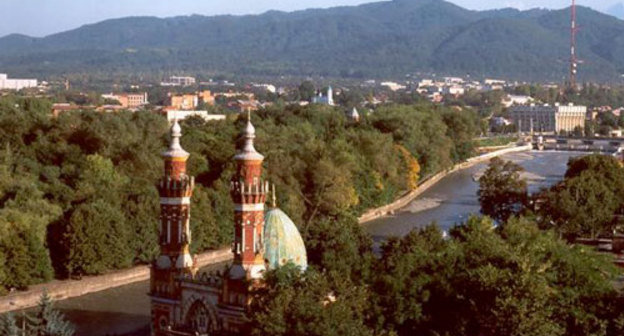 Владикавказ, мечеть в центре города. Фото с сайта http://ru.wikipedia.org