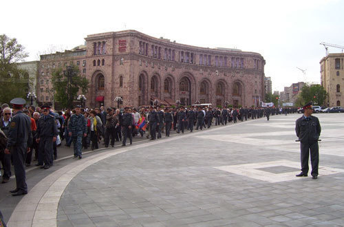 Ереван, митинг на Площади Республики. Фото "Кавказского Узла"