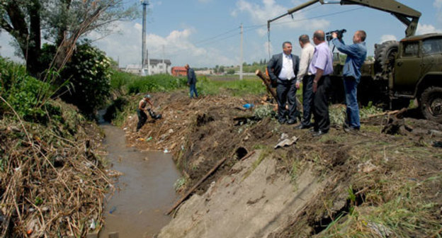 Последствия стихии в г.Ставрополе. Фото администрации г.Ставрополя