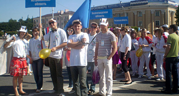 Фестиваль "Студенческая весна на Кавказе". Нальчик,  12 июня 2009 г.  Автор - корреспондент "Кавказского узла" Луиза Оразаева