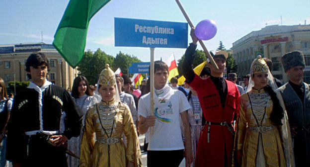Фестиваль "Студенческая весна на Кавказе", Нальчик, 12 июня 2009 года. Фото корреспондента "Кавказского узла" Луизы Оразаевой.