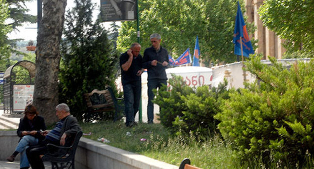 Тбилиси, оппозиция на проспекте Руставели. Фото "Кавказского Узла"