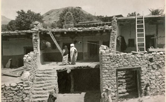Фотография с фотовыставки «Дагестан в дореволюционном объективе». "Вид дагестанского селения". Фото предоставлено Музеем истории г.Махачкалы