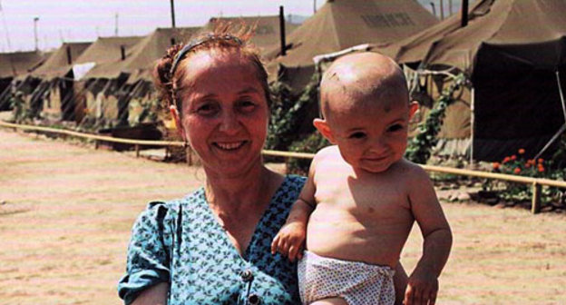 Ингушетия, лагерь беженцев из Чечни. Магомедов Саид для "Кавказского Узла"
