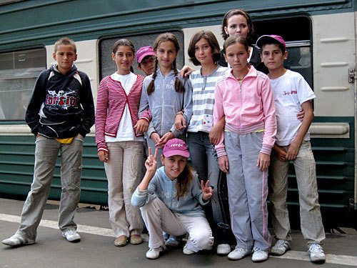 Дети-беженцы из Ингушетии, 1 сентября 2009 года. Фото "Кавказского Узла"
