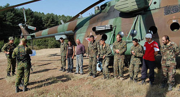 Южная Осетия, Цхинвал, обмен пленных, август 2008 года. Александр Ковылков для "Кавказского Узла"