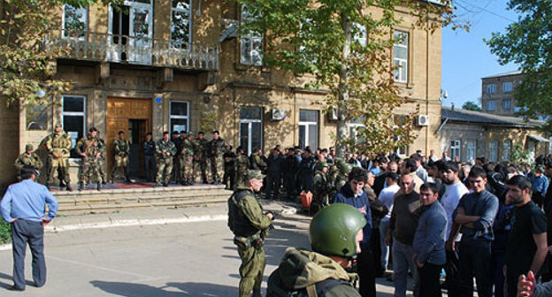 Дербент в плотном кольце правоохранительных органов. Фото пресс-службы администрации Сулейман-Стальского района Дагестана