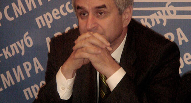 Кандидат в президенты Абхазии Рауль Хаджимба. Фото "Кавказского Узла"