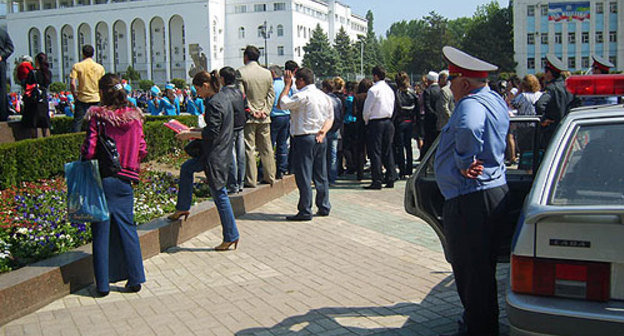 Дагестан, Махачкала, площадь возле Дома правительства. Фото "Кавказского Узла"