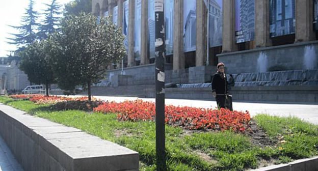 Тбилиси, парламент Грузии, осень 2009 года. Фото "Кавказского Узла"