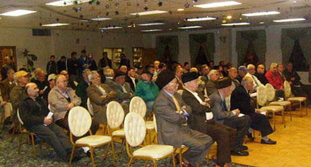 Gрезентация проекта Черкесиады-2012 в штате Нью-Джерси в США, 30 сентября 2009 года. Фото с сайта http://circassiada.ru