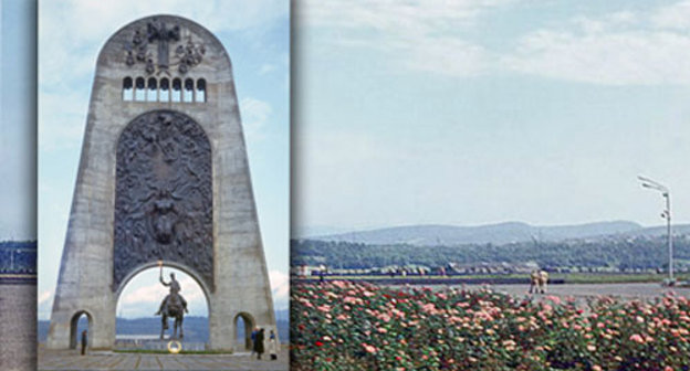 Грузия, Кутаиси, "Мемориал славы". Коллаж: Голос России, http://rus.ruvr.ru