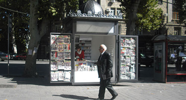 Грузия, Тбилиси, проспект Руставели. Фото "Кавказского Узла"