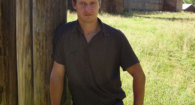 C. Маркелов во время Сибирского социального форума в 2008 году. Фото с сайта http://ru.wikipedia.org