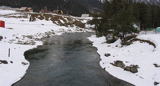 Карачаево-Черкесия, посёлок Архыз, река Большой Зеленчук. Фото "Кавказского Узла"