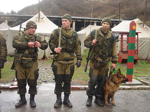 Военнослужащие Ткуарчальской погранзаставы, Абхазия. Фото "Кавказского Узла"