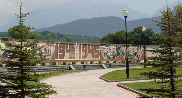 Северная Осетия, г. Владикавказ, фрагмент Мемориала Славы. Фото "Кавказского Узла"