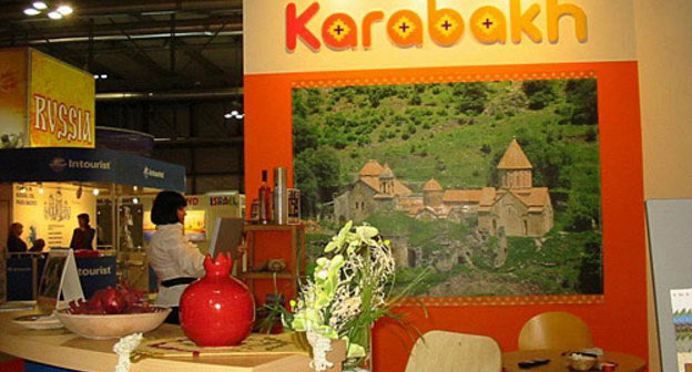 Павильон Нагорного Карабаха на выставке BIT в Милане. Италия, февраль 2010г. Фото МИДа НКР