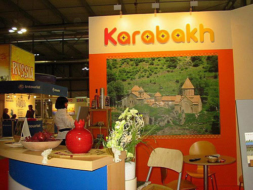 Павильон Нагорного Карабаха на выставке BIT в Милане. Италия, февраль 2010г. Фото МИДа НКР Павильон Нагорного Карабаха на выставке BIT в Милане. Италия, февраль 2010г. Фото МИДа НКР