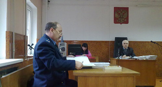 Махачкала, судебное заседание по делу "Черновика", 2 марта 2010 года. Фото "Кавказского Узла"
