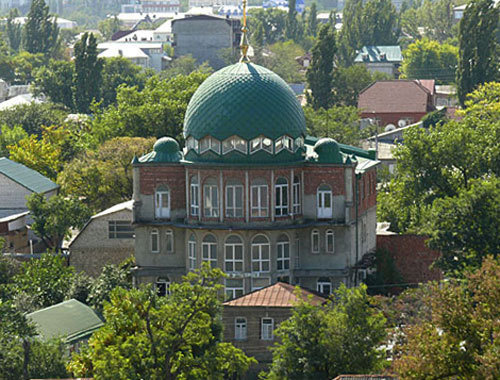 Дагестан, Махачкала. Мечеть на улице Котрова (числится в МВД как ваххабитская). Фото "Кавказского Узла"