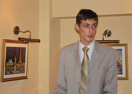Директор "Службы по защите прав и интересов граждан" Михаил Винюков. Сочи,  26 марта 2010 года. Фото "Кавказского Узла"