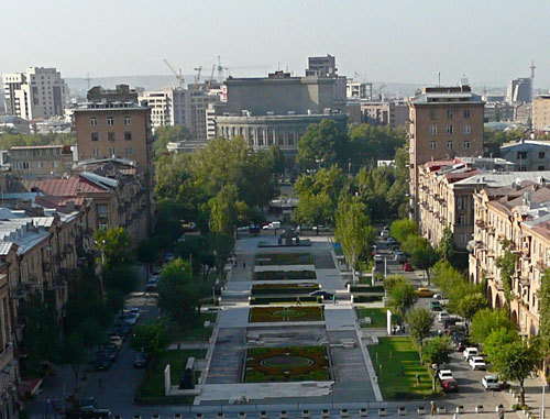 Армения, Ереван, вид с Каскада. Фото с сайта http://en.wikipedia.org