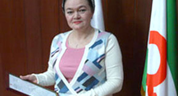 Директор ГТРК "Ингушетия" Тамара Мальсагова. Фото с сайта www.ingushetia.org