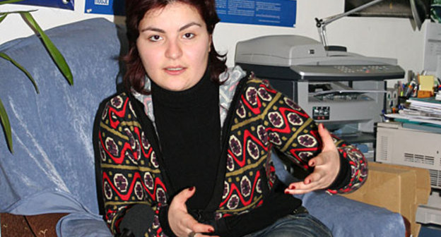 Координатор проектов Центра по правам человека Анна Нацвлишвили. Грузия, Тбилиси. Фото "Кавказского Узла"