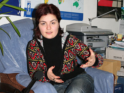Координатор проектов Центра по правам человека Анна Нацвлишвили. Грузия, Тбилиси. Фото "Кавказского Узла"
