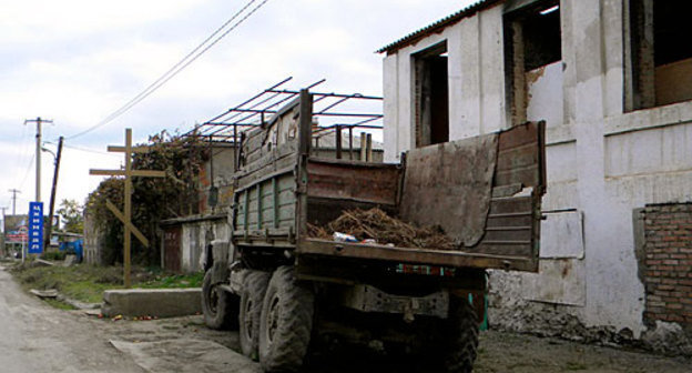 Южная Осетия, на въезде в г.Цхинвал, октябрь 2009 года. Фото "Кавказского Узла"