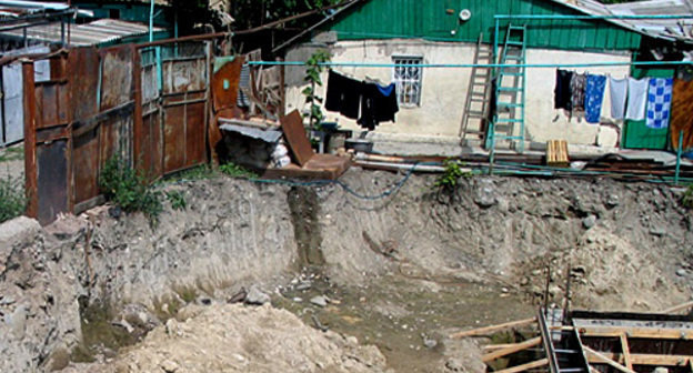 Южная Осетия, Цхинвал, процесс восстановления Еврейского квартала. Фото "Кавказского Узла"