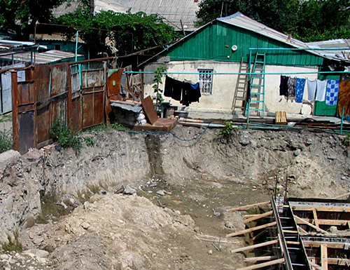 Южная Осетия, Цхинвал, процесс восстановления Еврейского квартала. Фото "Кавказского Узла"