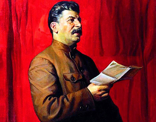 Фрагмент картины "Портрет И. В. Сталина" (1928г.) художника Исаака Бродского. Источник: http://bibliotekar.ru