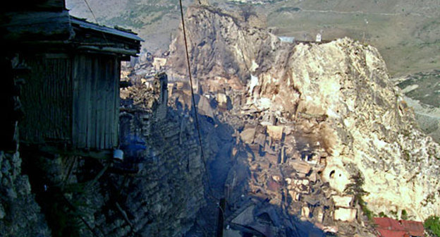 Последствия пожара в селении Анчих. Дагестан, 12 августа 2010 года. Фото "Кавказского узла"