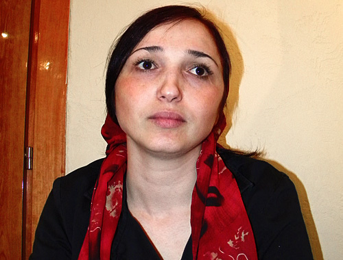 Мадина, жена блогера Алаудина Дудко. Фото "Кавказского узла"
