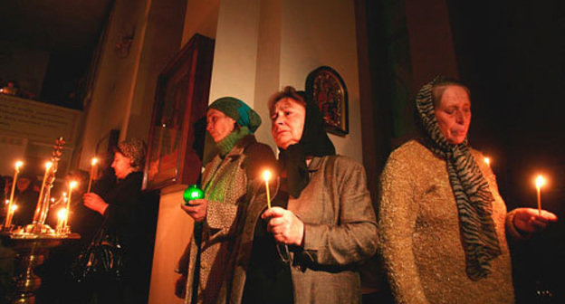 Владикавказ, храм Святого Великомученника Георгия-Победоносца, 10 сентября 2010 года. Фото "Кавказского узла"