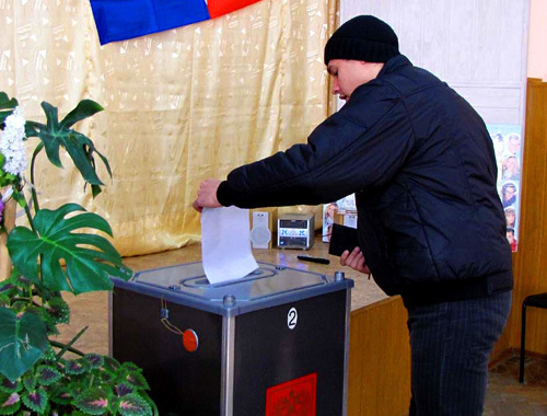 Выборы в местные органы власти, Ростов-на-Дону, 14 марта 2010 года. Фото "Кавказского узла"
