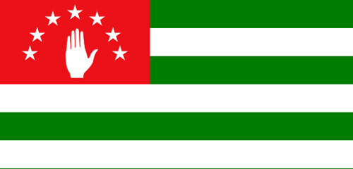 Флаг Республики Абхазия. Источник: http://ru.wikipedia.org