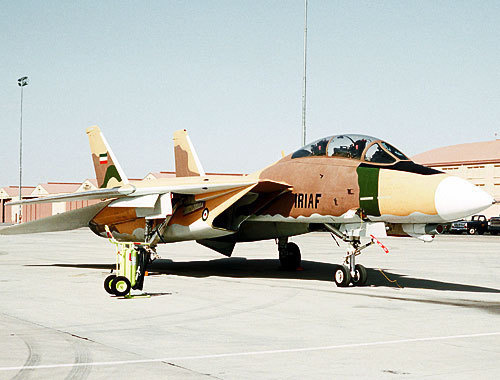 Истребитель F-14, раскрашенный в цвета Иранских ВВС. Фото с сайта http://ru.wikipedia.org