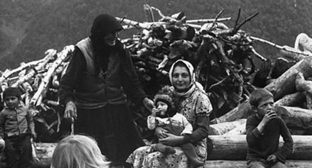 Дидойцы, селение Хутрах, Дагестан, 1984 г. Фото: http://aznauri.livejournal.com