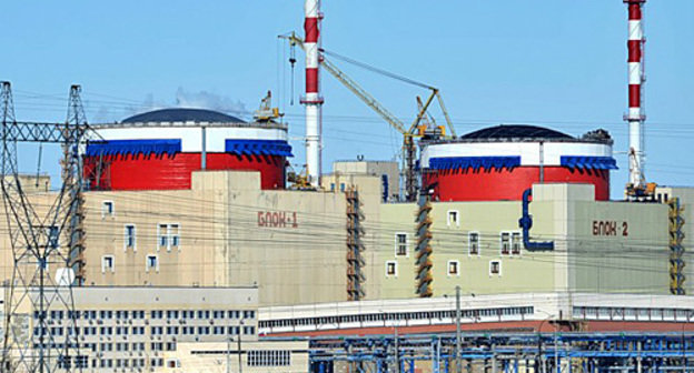 Ростовская АЭС. Фото с сайта http://vnpp.rosenergoatom.ru
