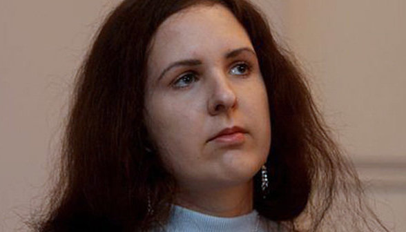 Эгле Кусайте в окружном суде Вильнюса, январь 2011 года. Фото: Rita Geciunaite, www.alfa.lt