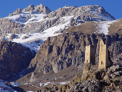 Северная Осетия, родовые башни в Алагирском районе. Фото "Кавказского узла"